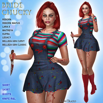 Second Life Marketplace - [ConTrato] Bride Chucky